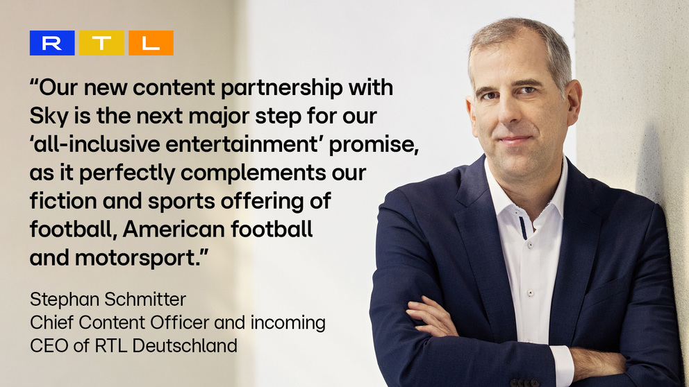 Stephan Schmitter: Chief Content Officer and incoming CEO of RTL Deutschland